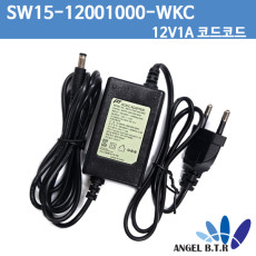 [스마트파워/파워텍]SMP024A-1202000-WKC/SW24-120002000-W/12V 1A /12V1A 코드-코드 일체형아답터